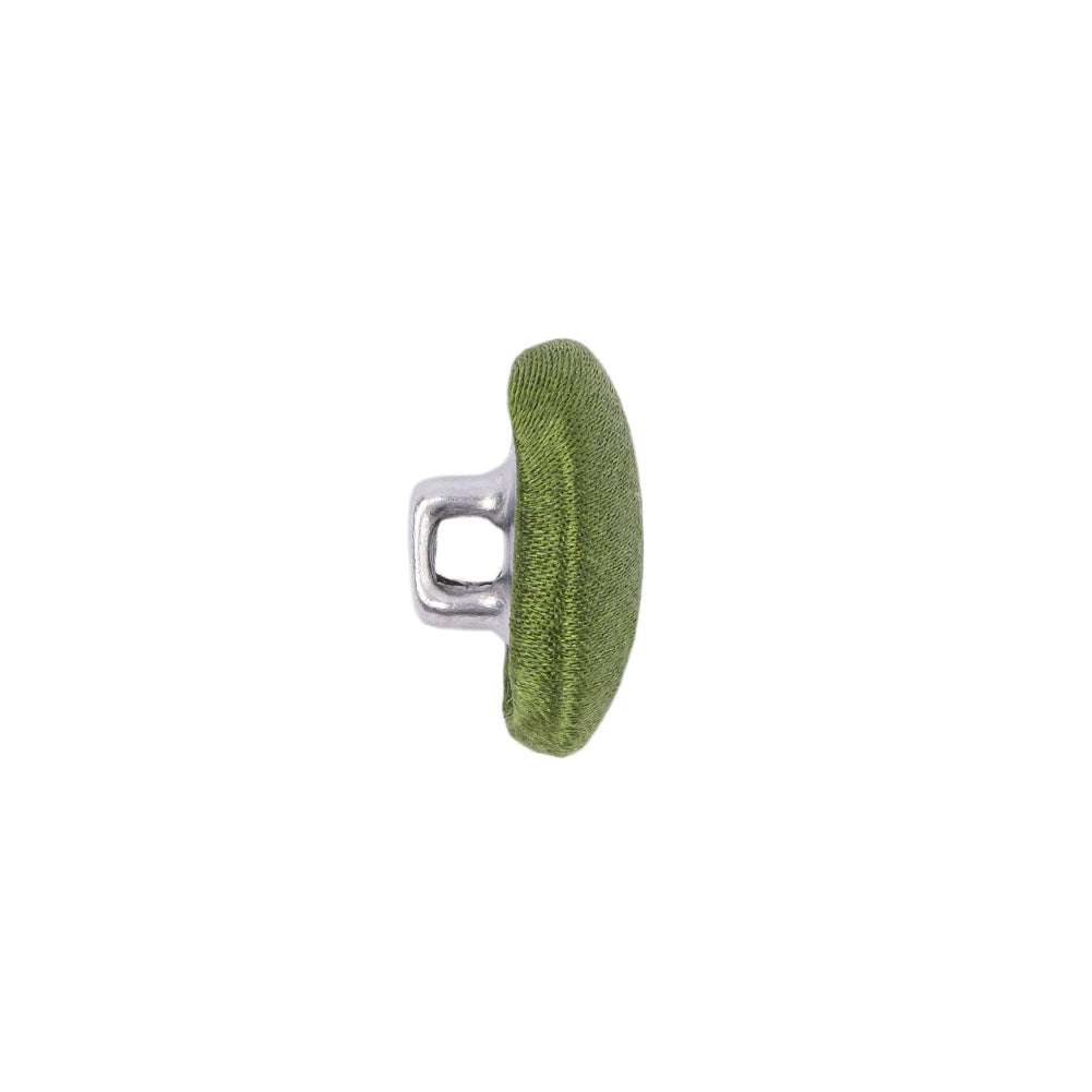 Mood Exclusive Pesto Silk Covered Button - 24L/15mm