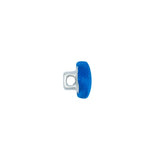 Mood Exclusive Princess Blue Silk Covered Button - 16L/10mm