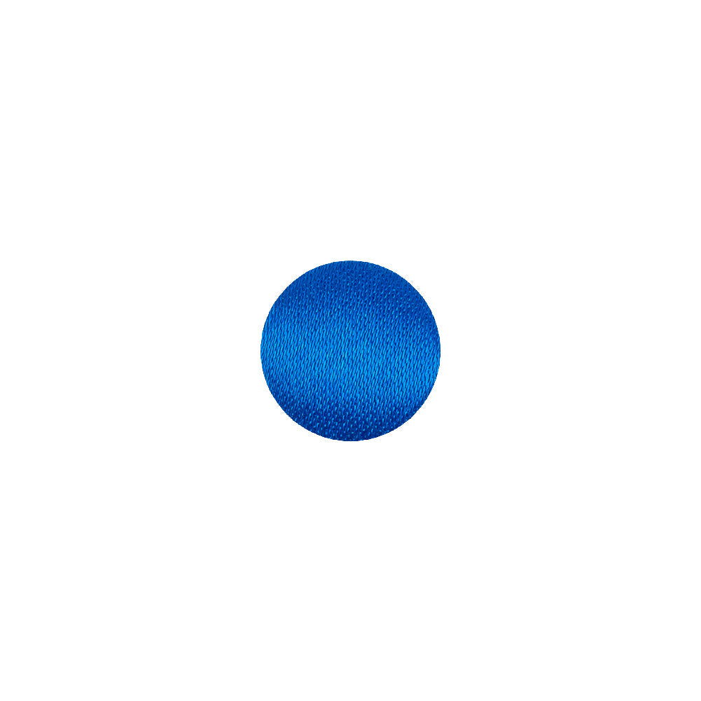 Mood Exclusive Princess Blue Silk Covered Button - 16L/10mm