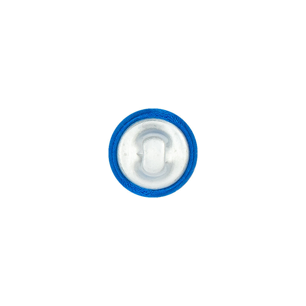 Mood Exclusive Princess Blue Silk Covered Button - 18L/11.5mm