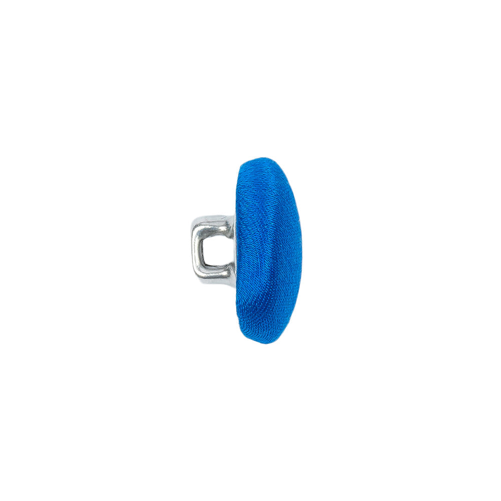 Mood Exclusive Princess Blue Silk Covered Button - 24L/15mm