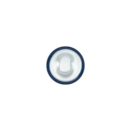 Mood Exclusive Estate Blue Silk Covered Button - 18L/11.5mm