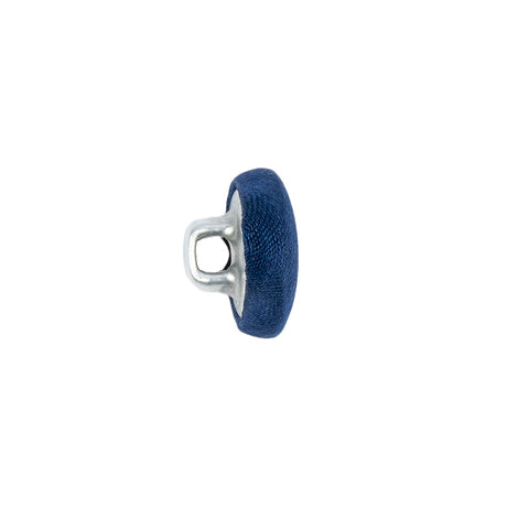 Mood Exclusive Estate Blue Silk Covered Button - 20L/12.5mm