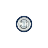 Mood Exclusive Estate Blue Silk Covered Button - 20L/12.5mm