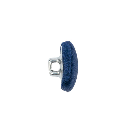 Mood Exclusive Estate Blue Silk Covered Button - 24L/15mm