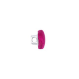 Mood Exclusive Magenta Haze Silk Covered Button - 16L/10mm