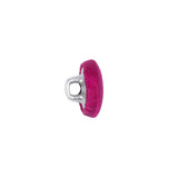 Mood Exclusive Magenta Haze Silk Covered Button - 20L/12.5mm