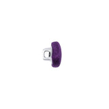 Mood Exclusive Majesty Purple Silk Covered Button - 16L/10mm