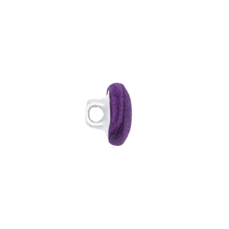 Mood Exclusive Majesty Purple Silk Covered Button - 18L/11.5mm