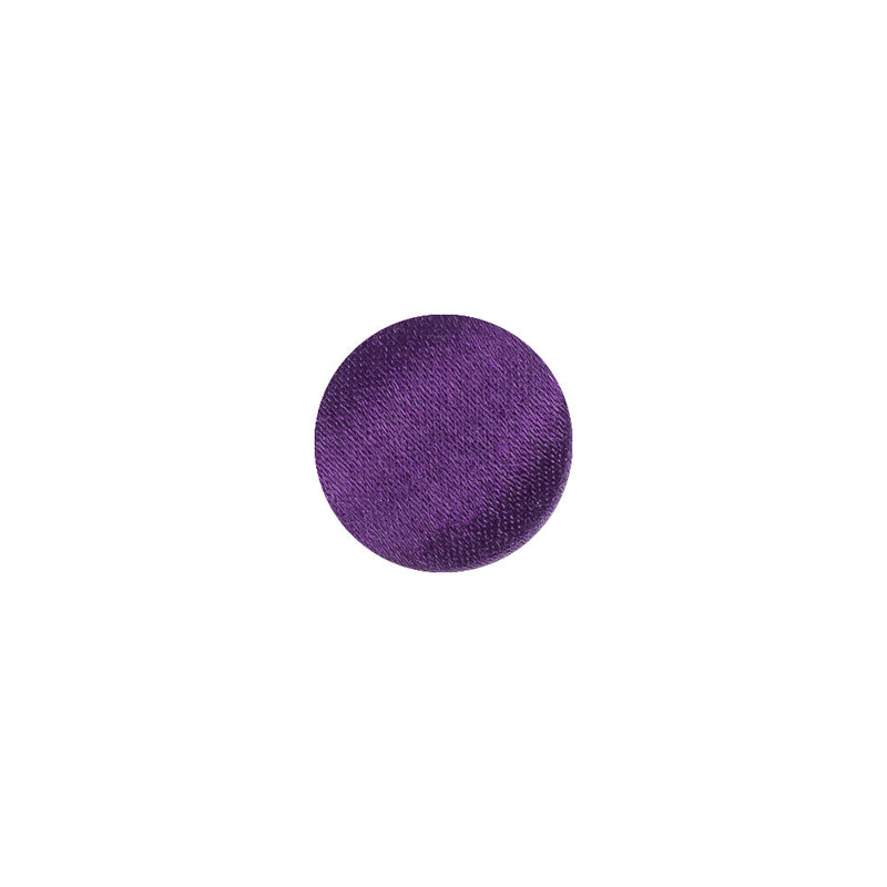 Mood Exclusive Majesty Purple Silk Covered Button - 18L/11.5mm
