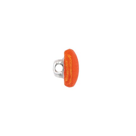 Mood Exclusive Burnt Orange Silk Covered Button - 18L/11.5mm