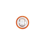 Mood Exclusive Burnt Orange Silk Covered Button - 18L/11.5mm