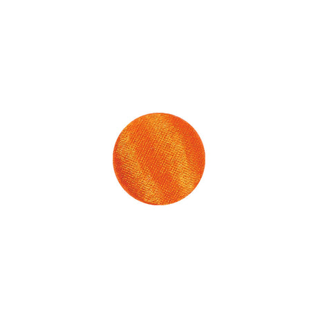 Mood Exclusive Burnt Orange Silk Covered Button - 18L/11.5mm