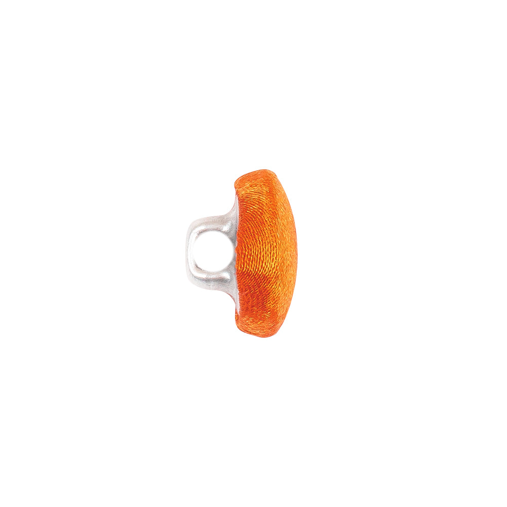 Mood Exclusive Burnt Orange Silk Covered Button - 20L/12.5mm