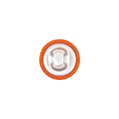 Mood Exclusive Burnt Orange Silk Covered Button - 20L/12.5mm