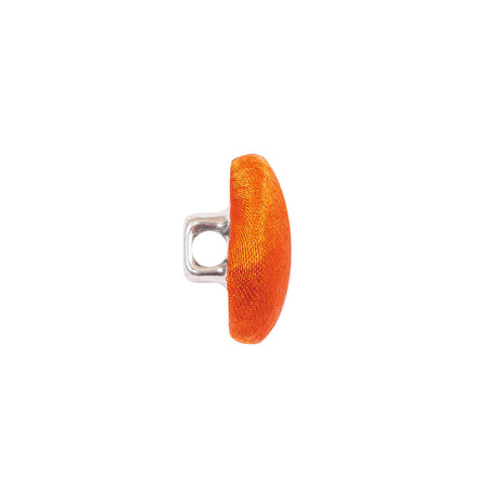Mood Exclusive Burnt Orange Silk Covered Button - 24L/15mm