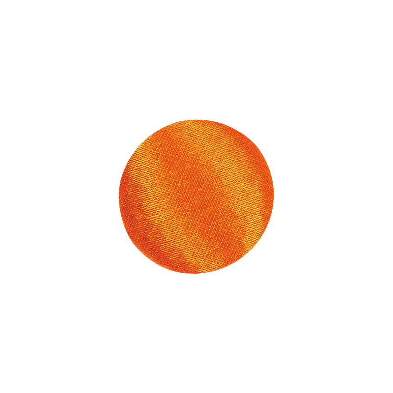 Mood Exclusive Burnt Orange Silk Covered Button - 24L/15mm