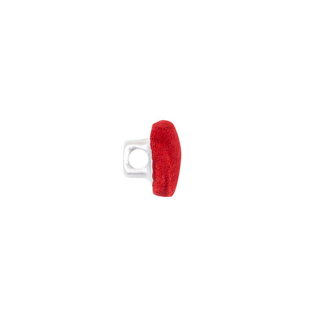 Mood Exclusive Red Silk Covered Button - 16L/10mm