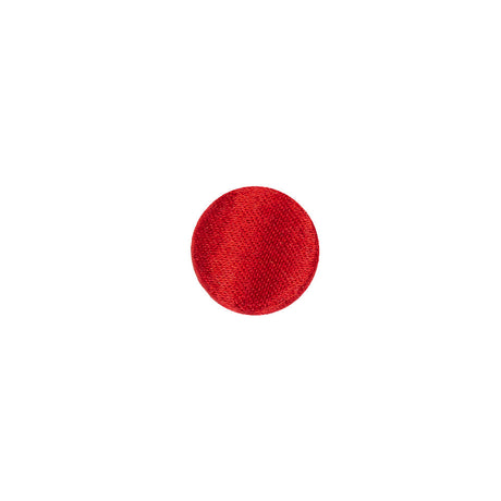 Mood Exclusive Red Silk Covered Button - 16L/10mm
