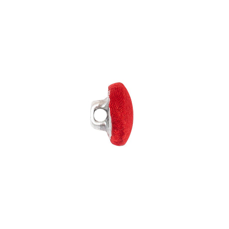 Mood Exclusive Red Silk Covered Button - 18L/11.5mm