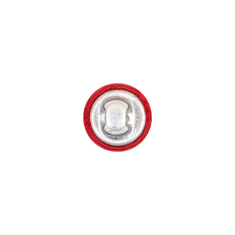 Mood Exclusive Red Silk Covered Button - 18L/11.5mm