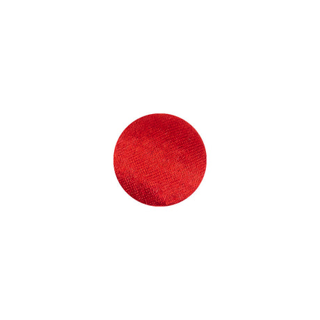 Mood Exclusive Red Silk Covered Button - 18L/11.5mm