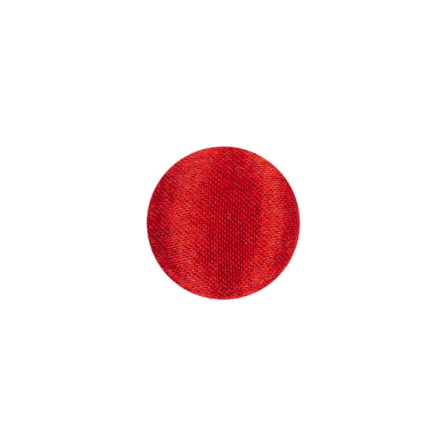 Mood Exclusive Red Silk Covered Button - 20L/12.5mm