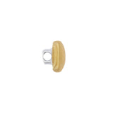 Mood Exclusive Gold Silk Covered Button - 18L/11.5mm