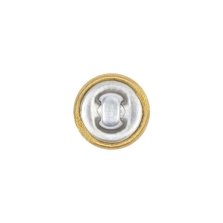 Mood Exclusive Gold Silk Covered Button - 20L/12.5mm