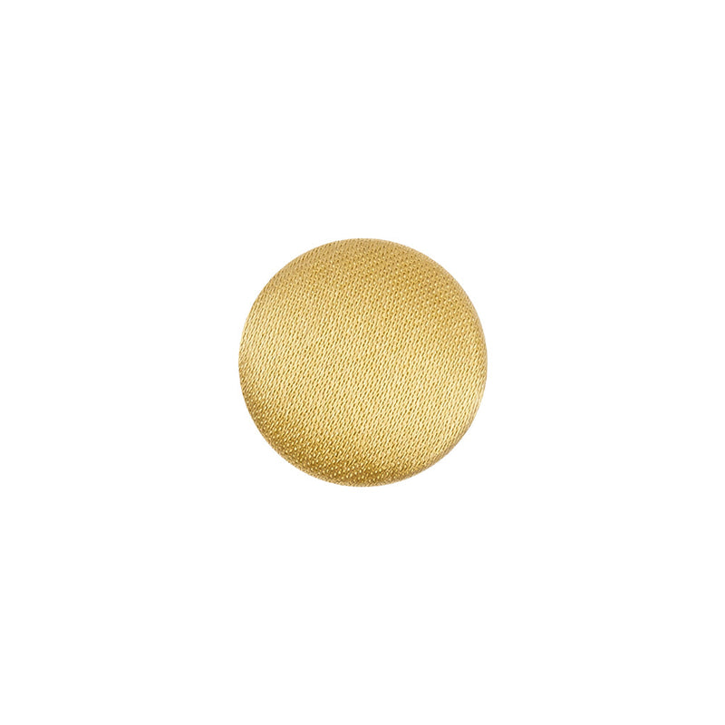 Mood Exclusive Gold Silk Covered Button - 20L/12.5mm