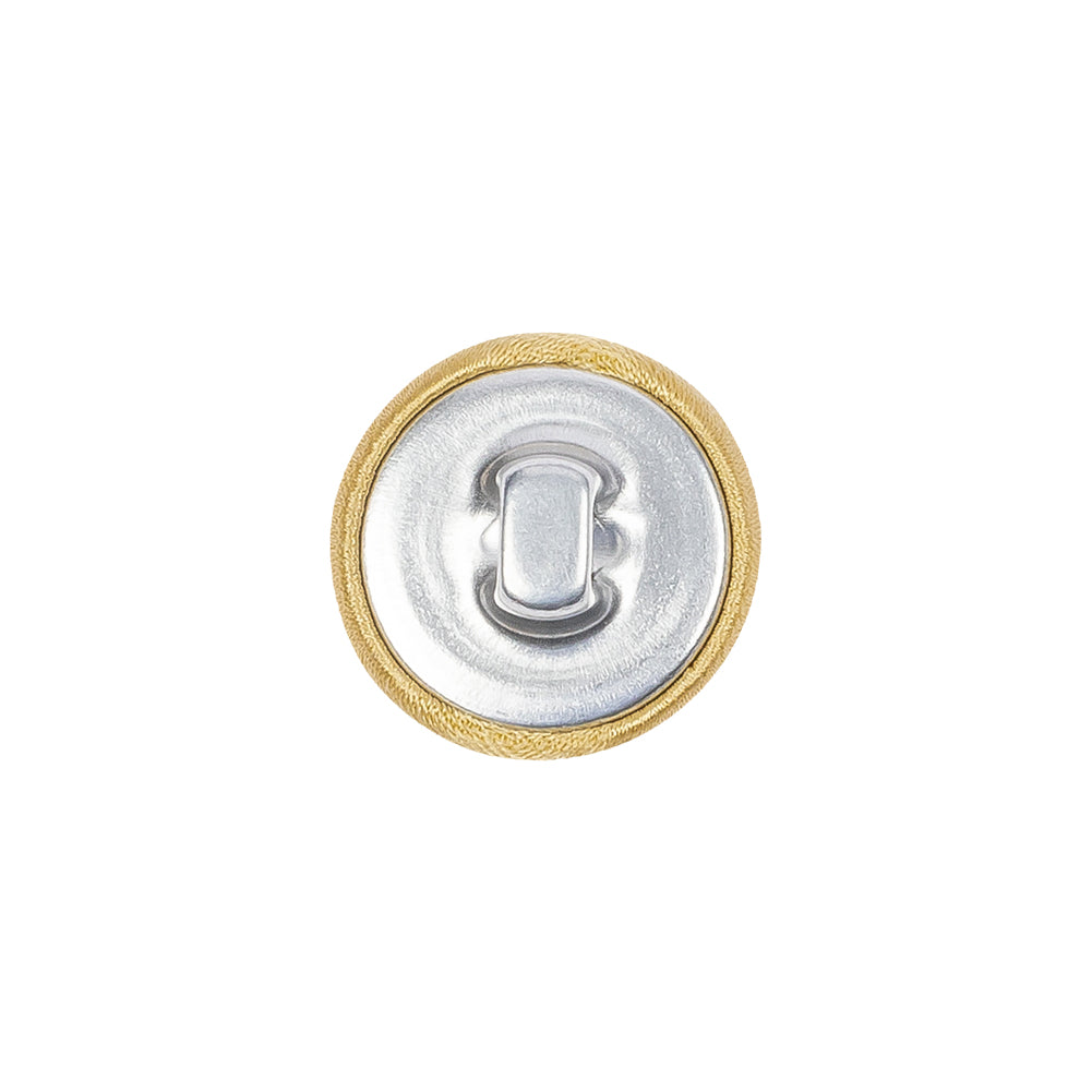 Mood Exclusive Gold Silk Covered Button - 24L/15mm