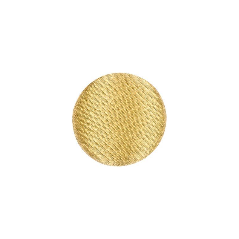 Mood Exclusive Gold Silk Covered Button - 24L/15mm