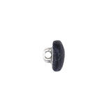 Mood Exclusive Navy Silk Covered Button - 18L/11.5mm