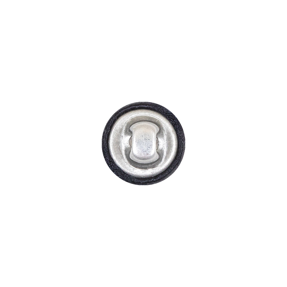 Mood Exclusive Navy Silk Covered Button - 18L/11.5mm
