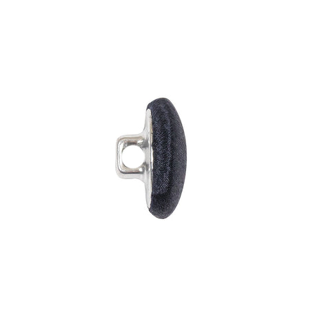 Mood Exclusive Navy Silk Covered Button - 24L/15mm