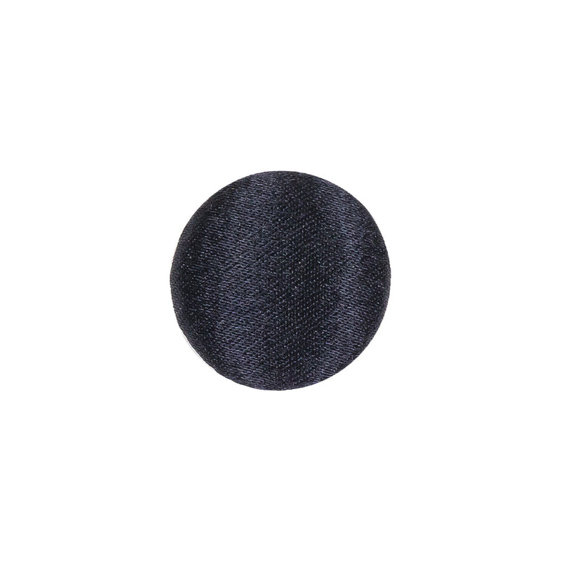 Mood Exclusive Navy Silk Covered Button - 24L/15mm