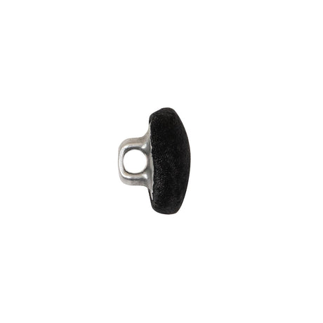 Mood Exclusive Black Silk Covered Button - 20L/12.5mm