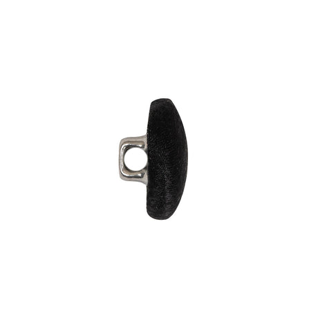 Mood Exclusive Black Silk Covered Button - 24L/15mm