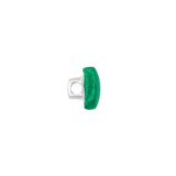 Mood Exclusive Kelly Green Silk Covered Button - 16L/10mm