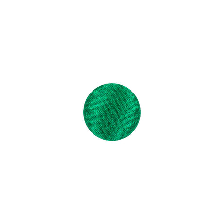 Mood Exclusive Kelly Green Silk Covered Button - 16L/10mm