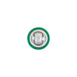 Mood Exclusive Kelly Green Silk Covered Button - 18L/11.5mm
