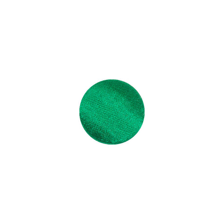 Mood Exclusive Kelly Green Silk Covered Button - 18L/11.5mm