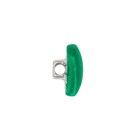 Mood Exclusive Kelly Green Silk Covered Button - 24L/15mm