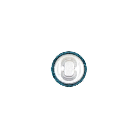 Mood Exclusive Deep Teal Silk Covered Button - 16L/10mm