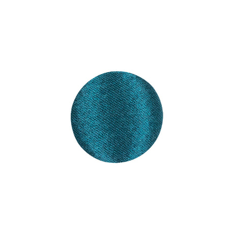 Mood Exclusive Deep Teal Silk Covered Button - 24L/15mm