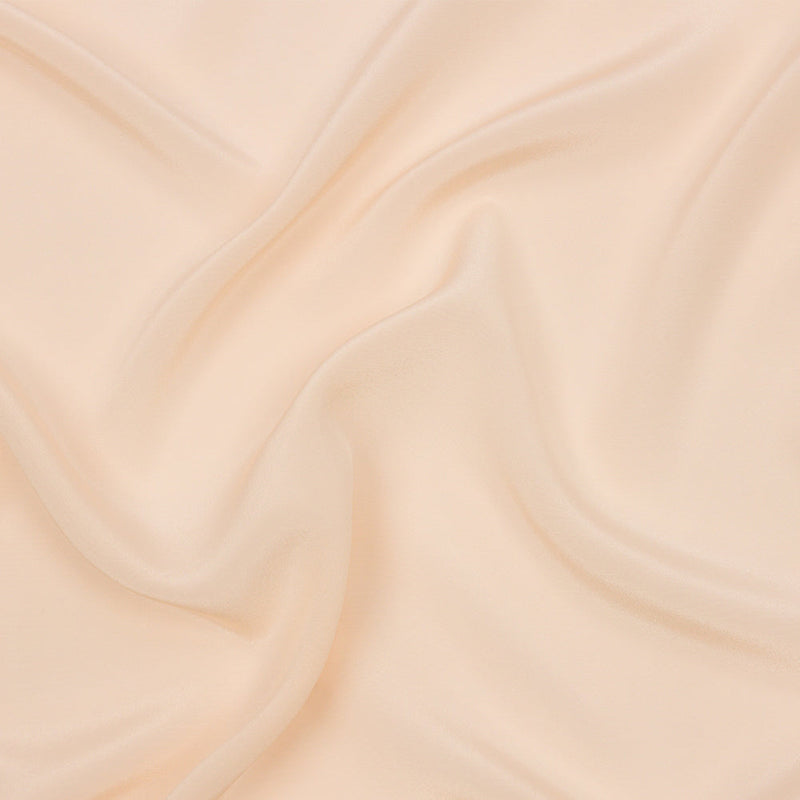 Silk Crepe de Chine - Cream Pink - Premium Collection
