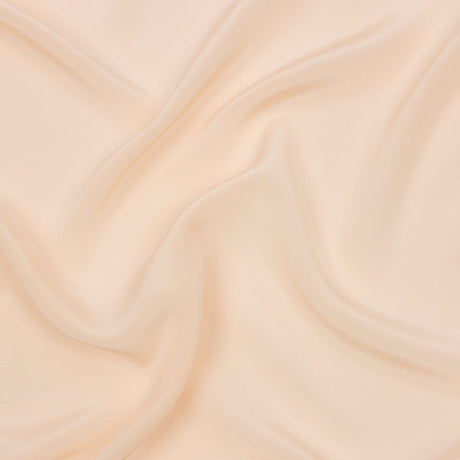 Silk Crepe de Chine - Cream Pink - Premium Collection
