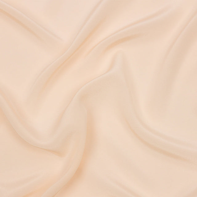 Silk Crepe de Chine - Cream Pink - Premium Collection
