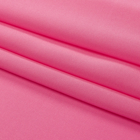 Silk Crepe de Chine - Carmine Rose - Premium Collection