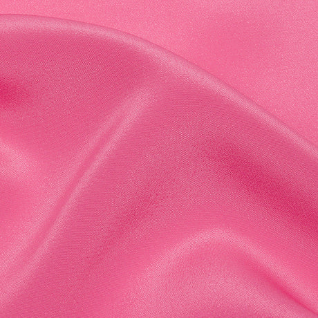 Silk Crepe de Chine - Carmine Rose - Premium Collection